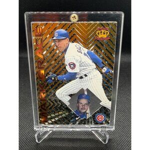 1997 Pacific Collection Mark Grace 84 Chicago Cubs Gold Foil Baseball Card